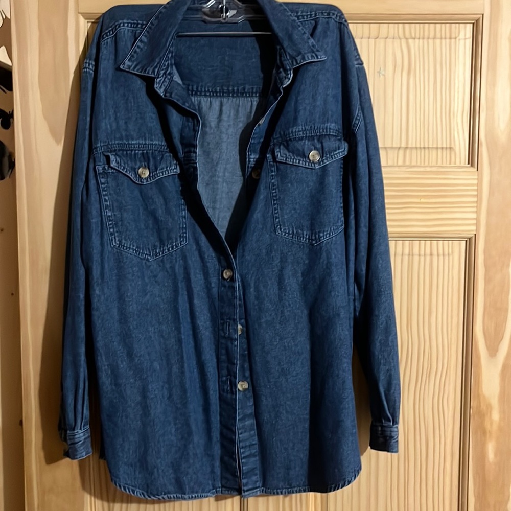 AE denim button up